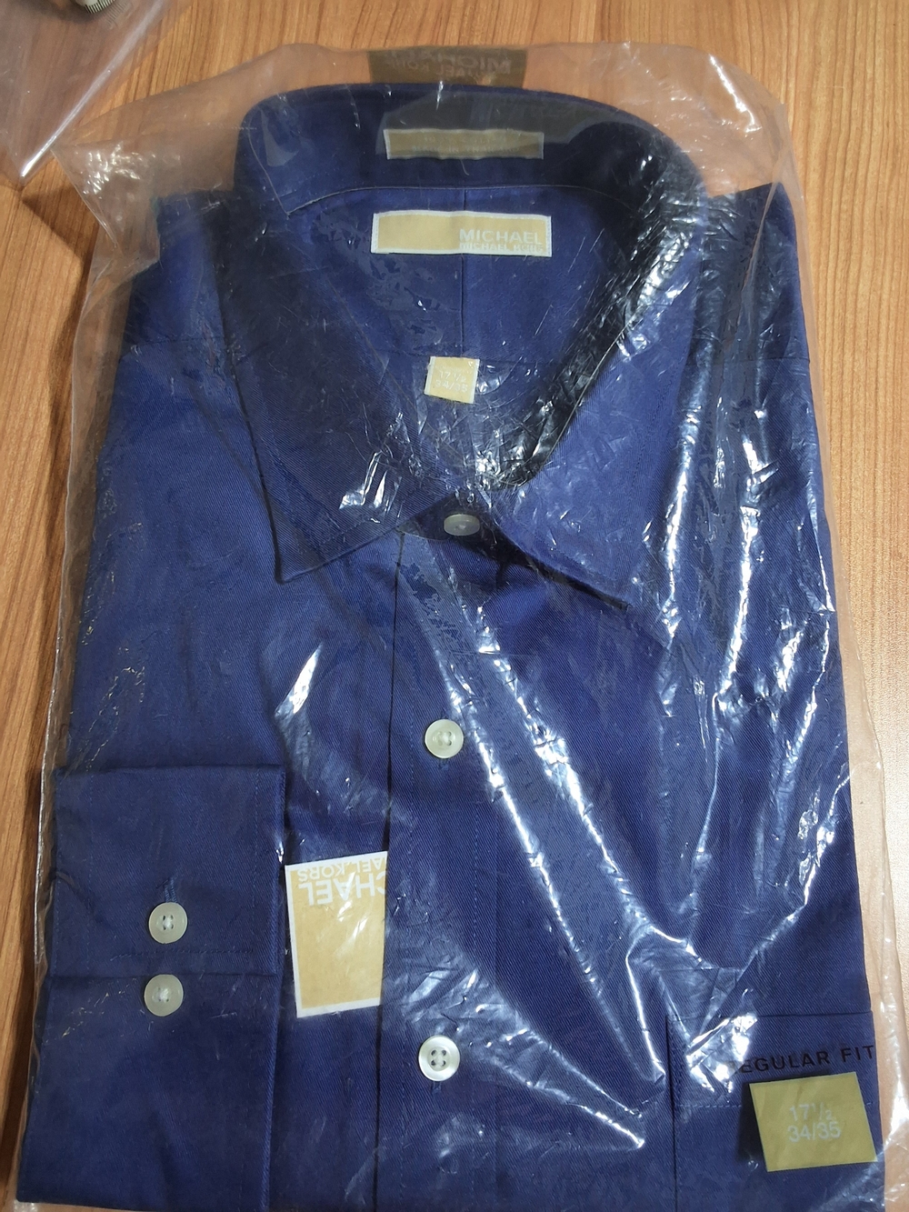 Michael Kors Men's Dress Shirt in Deep Navy